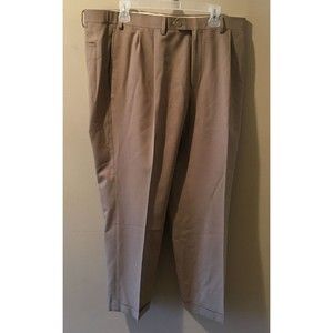 Lauren Ralph Lauren Dress Pants Beige Khaki 100% Wool Sz 38 X 29 Men's